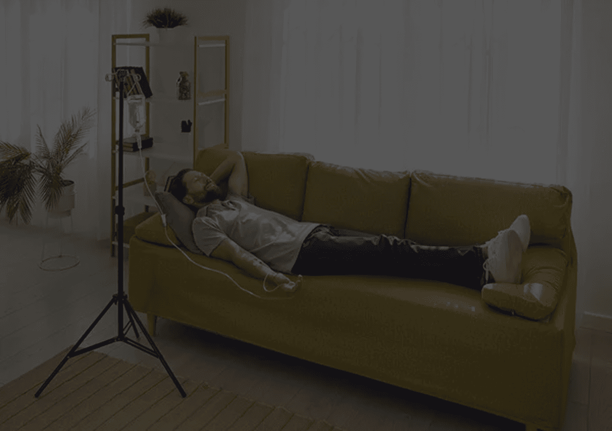 IV therapy booking process